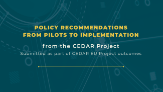 CEDAR Policy Recommendations Paper